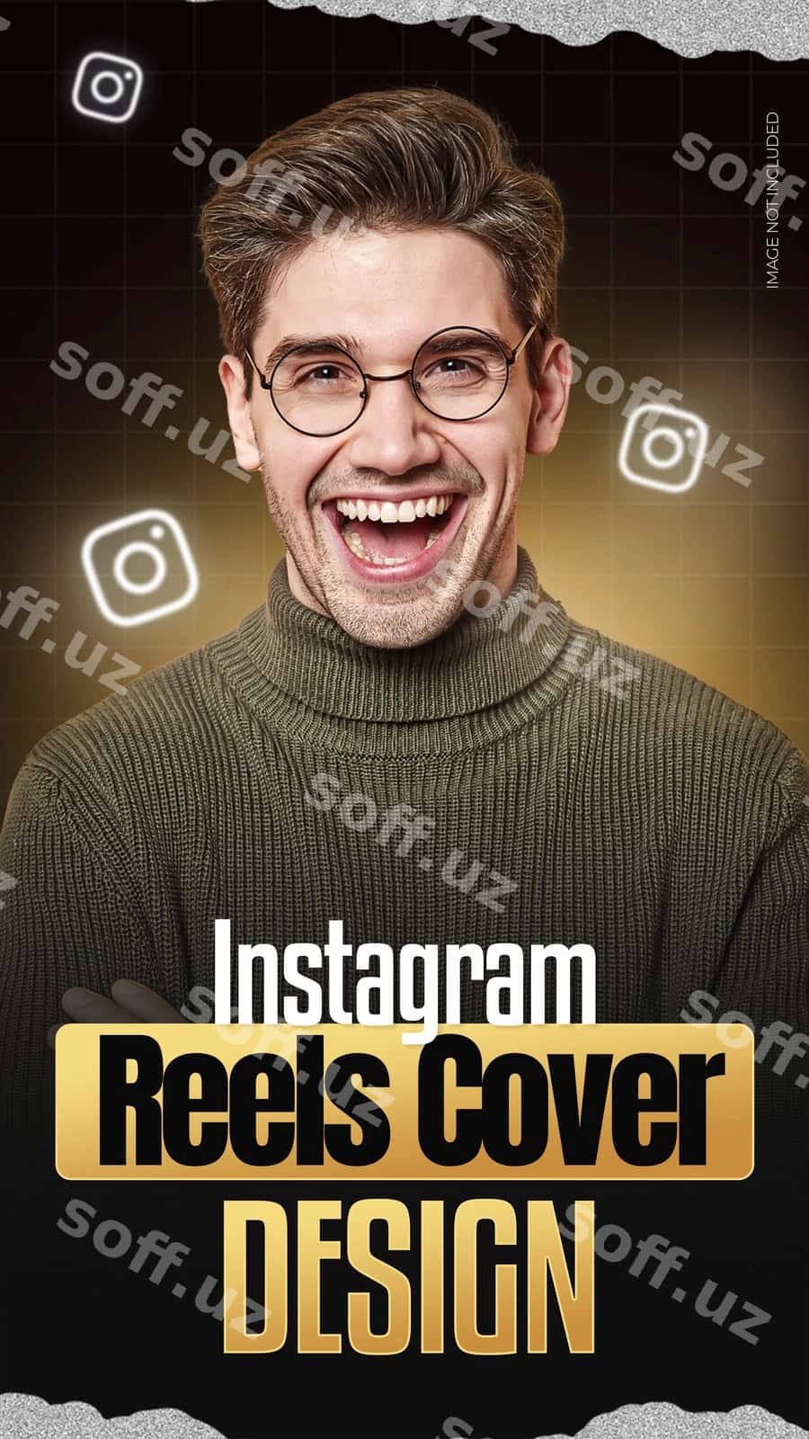 Instagram g'altaklarining muqova dizayni | Instagram reels cover design 1