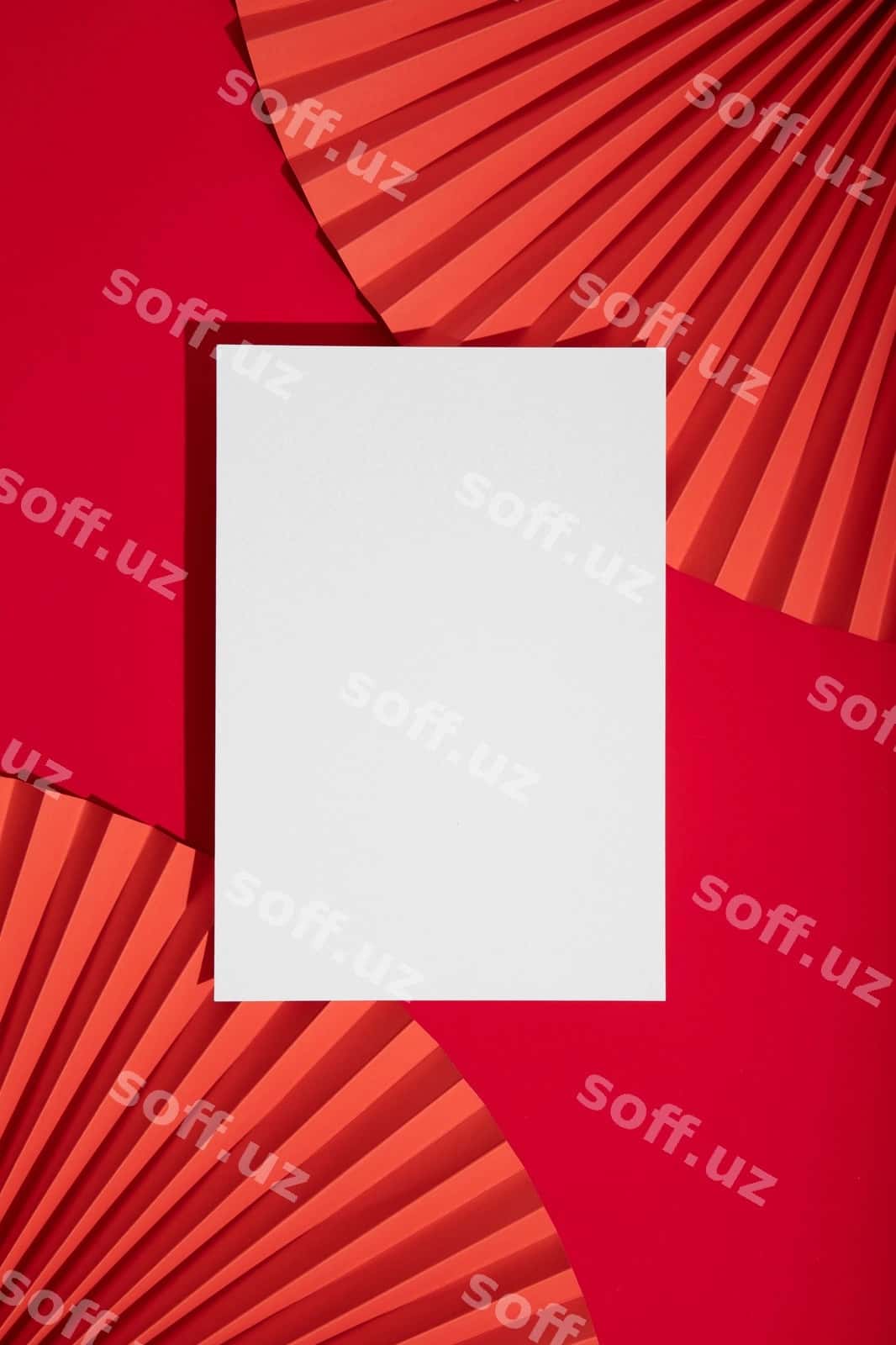 Yaponiya yangi yili taklifi namunasi | Japanese new year invitation mockup 1