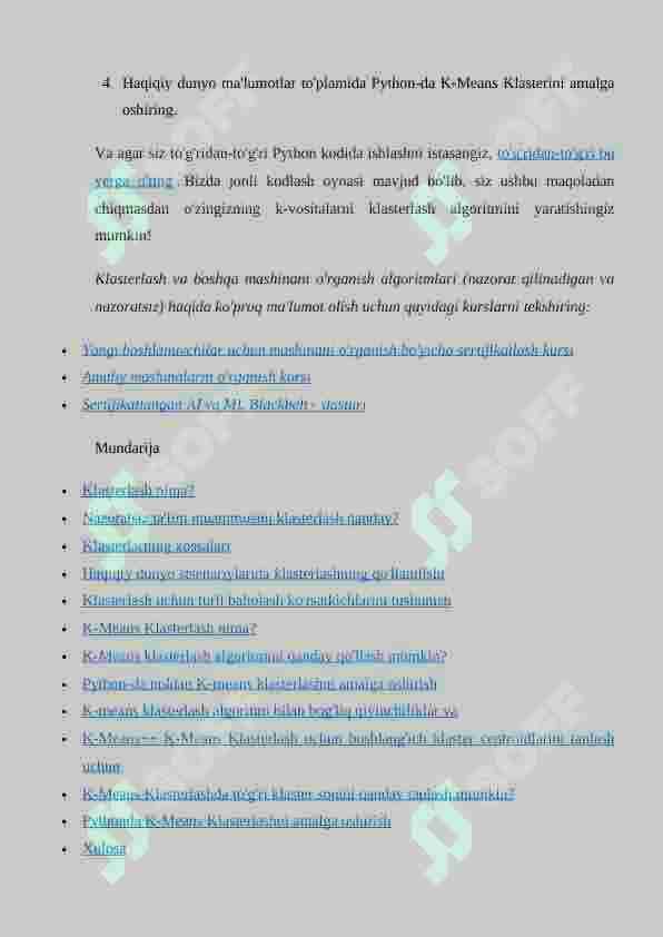 K-means algaritmlari 2