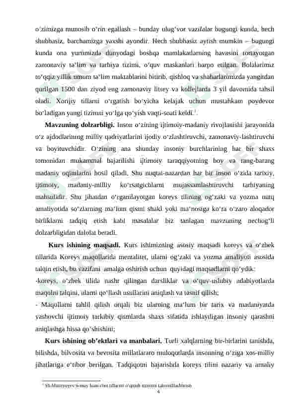 Koreya xalq maqollari 4