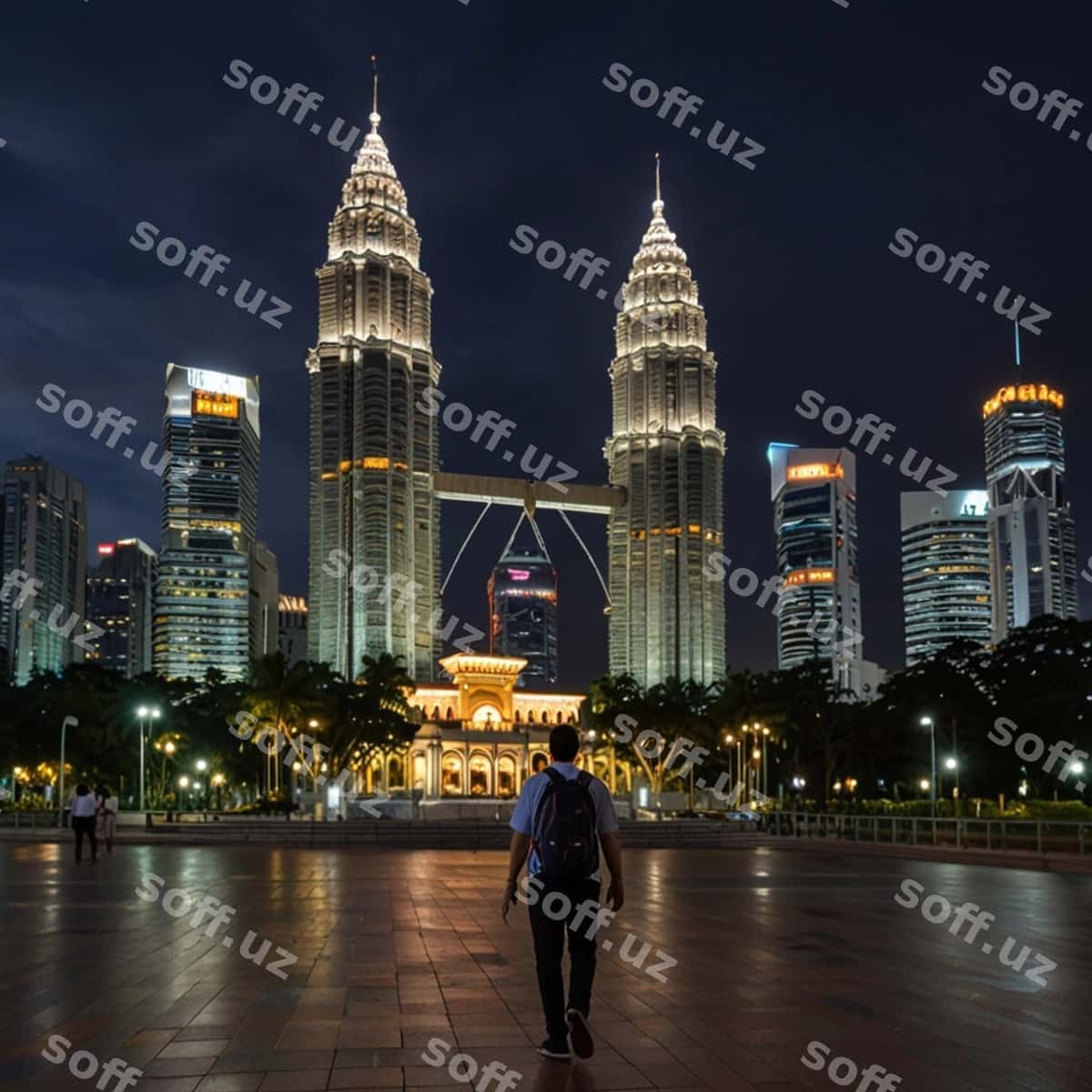 Kuala lumpur shahar silueti | Kuala lumpur skyline 1