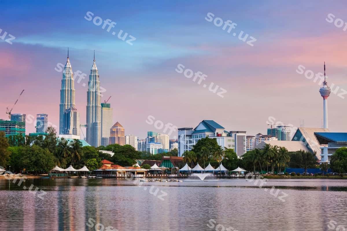 Kuala lumpur shahar silueti | Kuala lumpur skyline 1