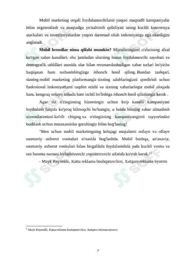 Bozor raqobati sharoitida korxonalarda marketing faoliyatini boshqarish 7