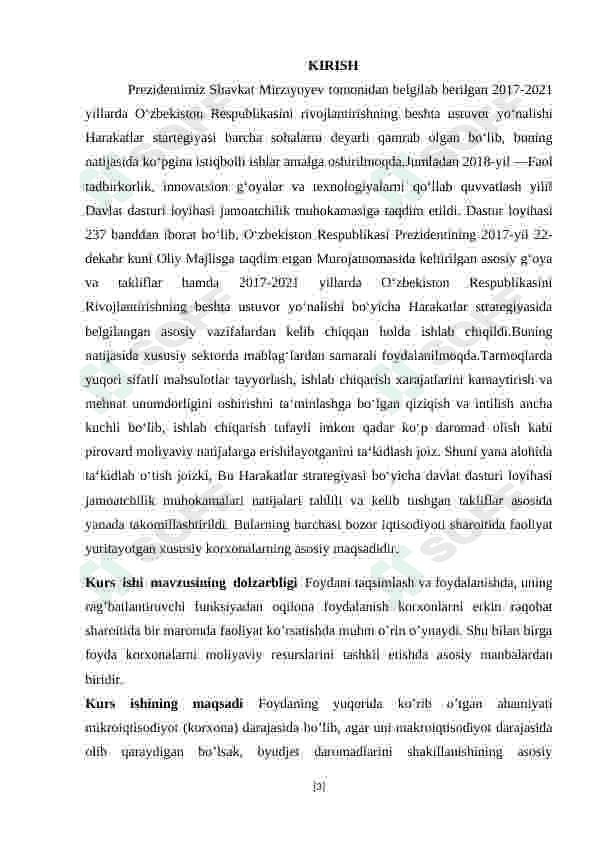 Foyda shakillanishi va undan foydalanish 3