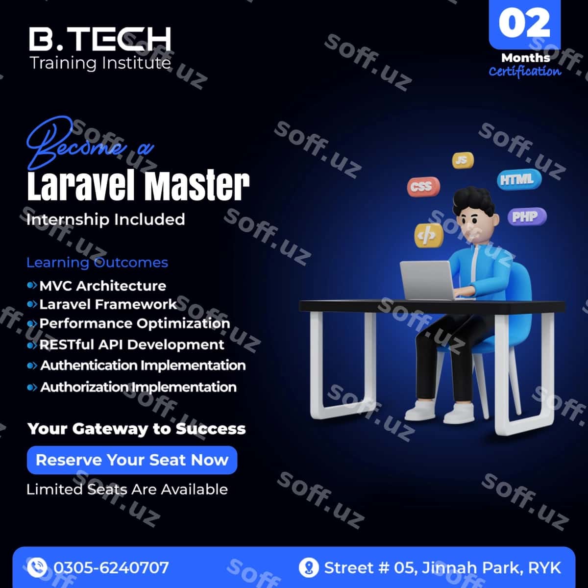 Laravel master post dizayni | Laravel master post design 1