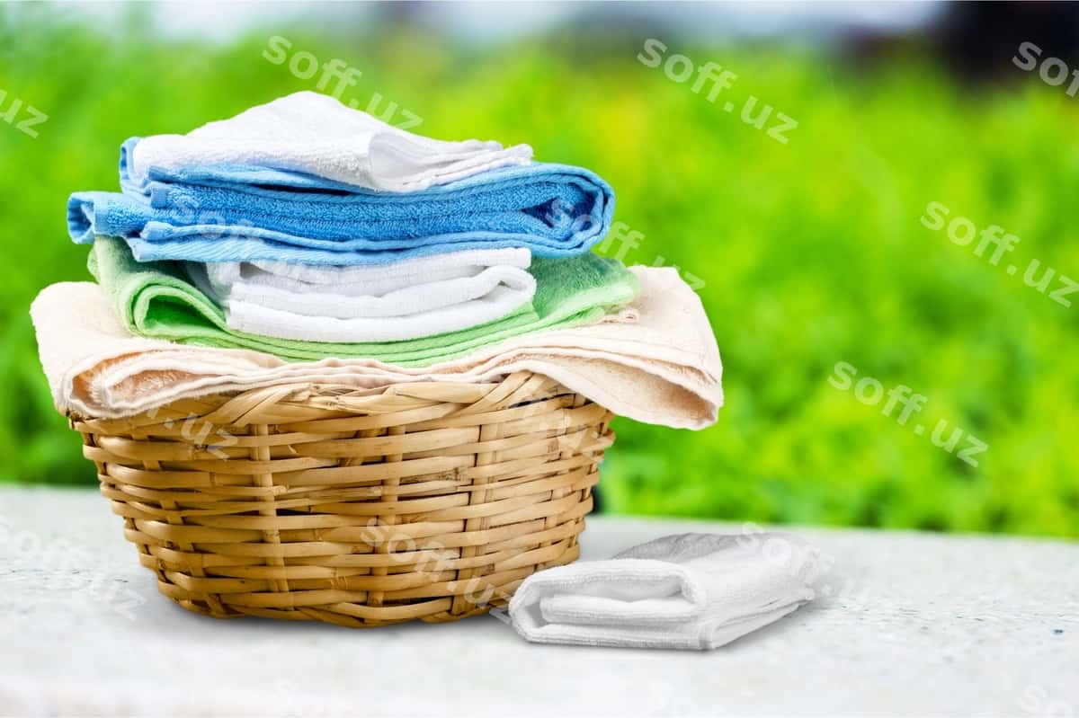 Kir olish qutisi havaskanlar bilan stol | Laundry basket with towels table 1