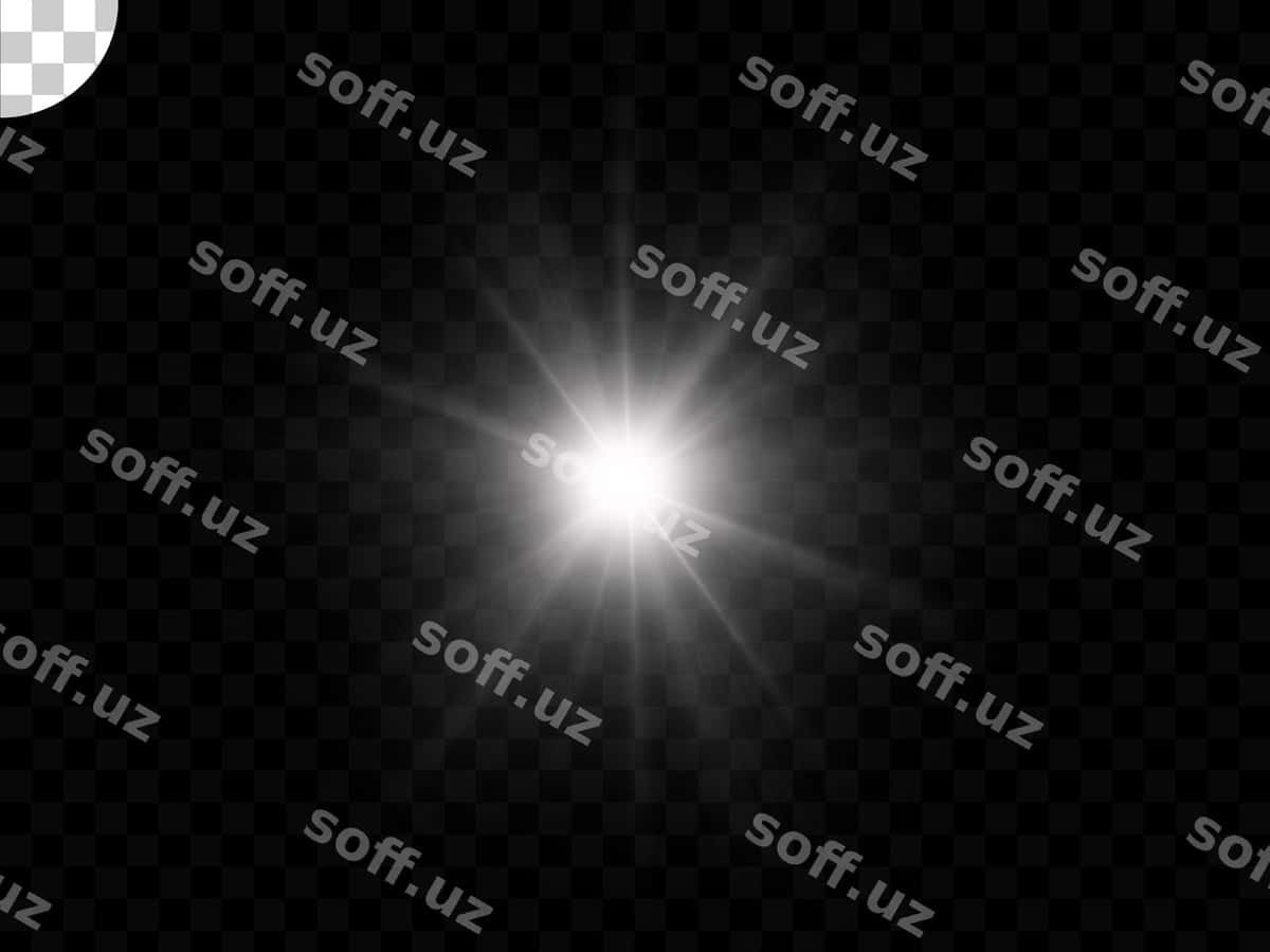 Yorug'lik effekti shaffof fon | Light effect transparent background 1