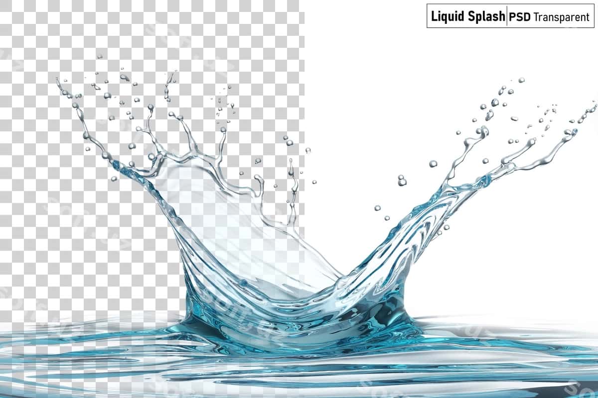 Suyuq suv splash foni | Liquid water splash background 1