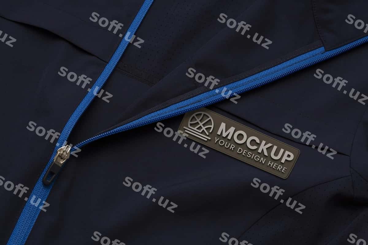 Logo namuna dizayni qora qo'g'ircho lateks materiali | Logo mock up design rubber latex material 1