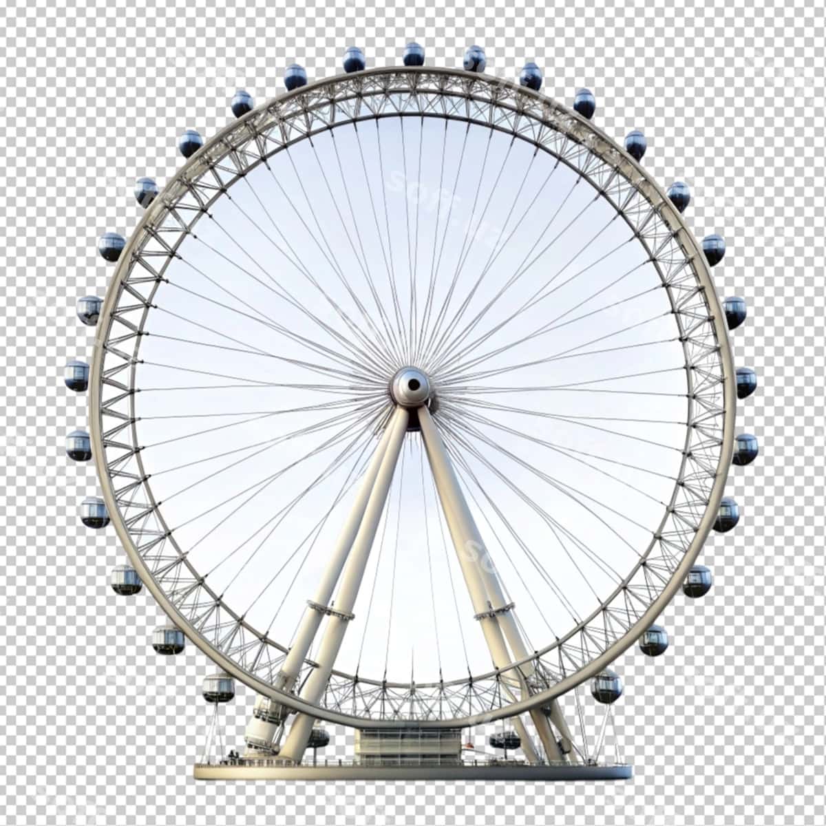 London ko'zi shaffof fon | London eye transparent background 1