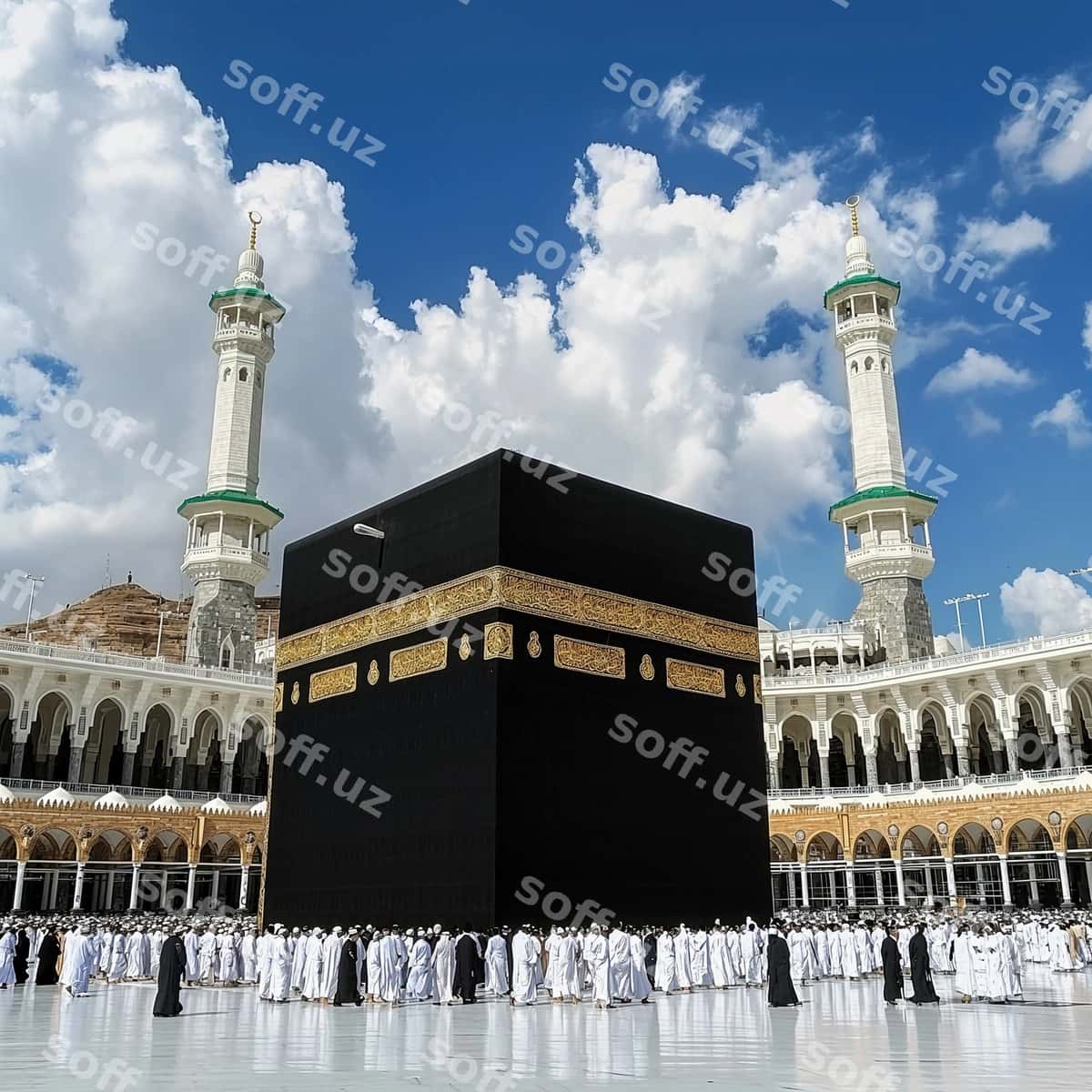 Lot odamlar Kaaba atrofida | Lot people around kaaba 1