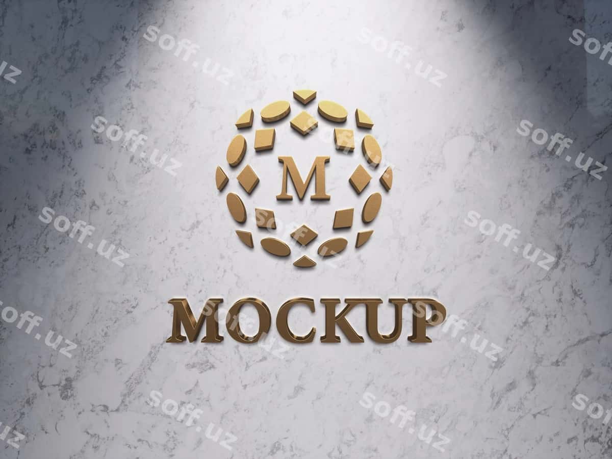 Boylik oltin logotip dizayni | Luxurious golden logo design 1