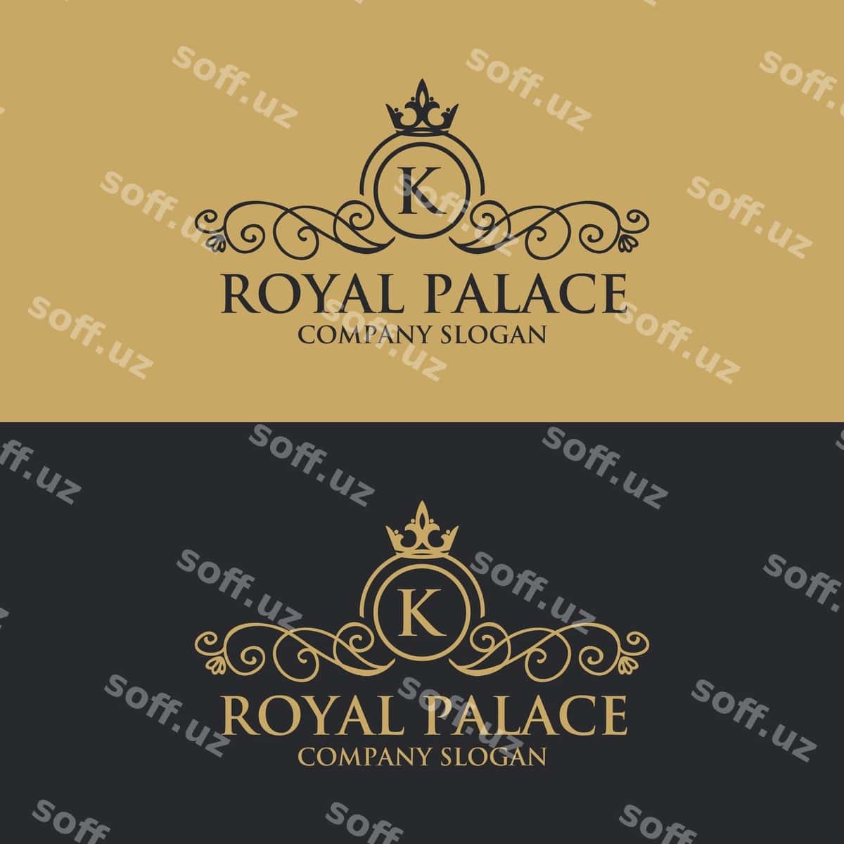Baholli logo shabloni | Luxury logo template 1
