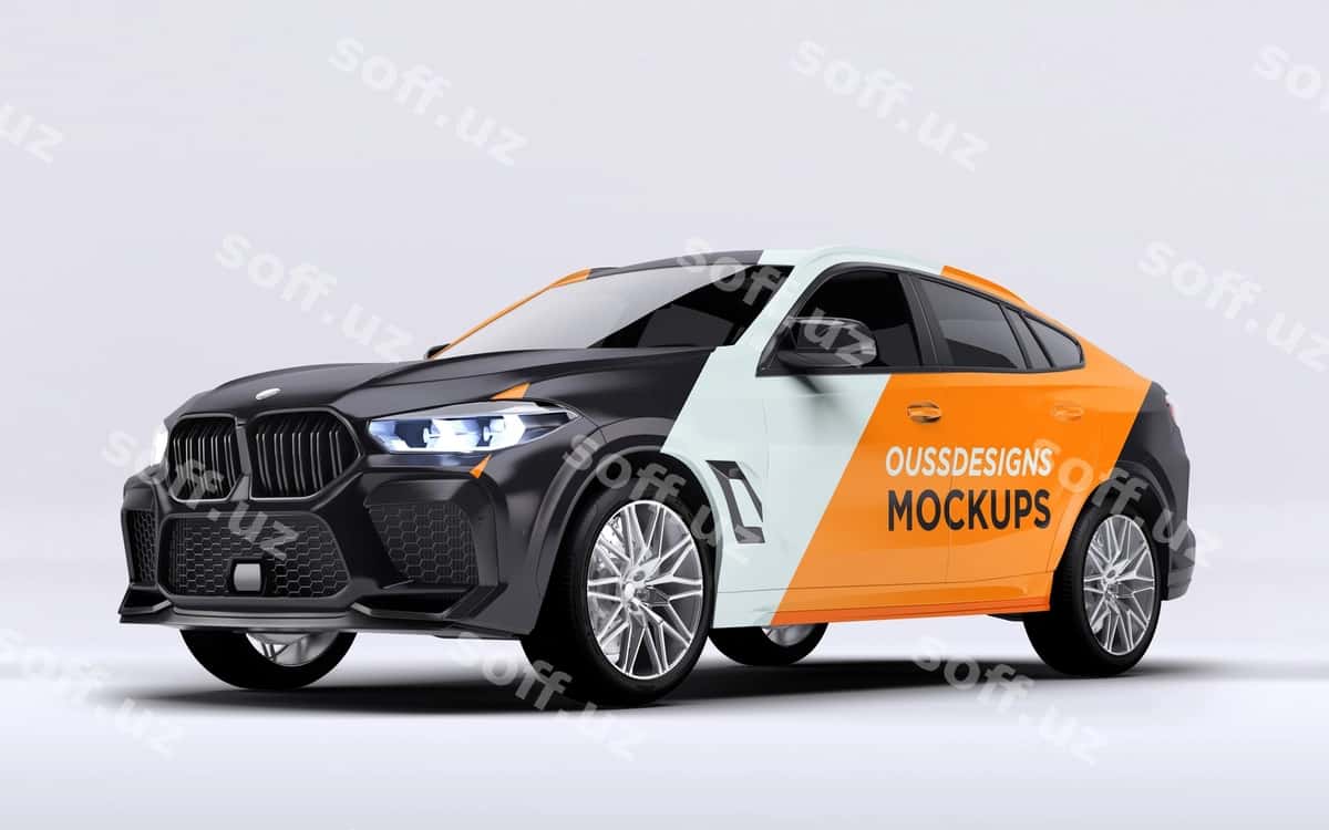 Bog'bon SUV avtomobil modeli | Luxury suv vehicle mockup 1