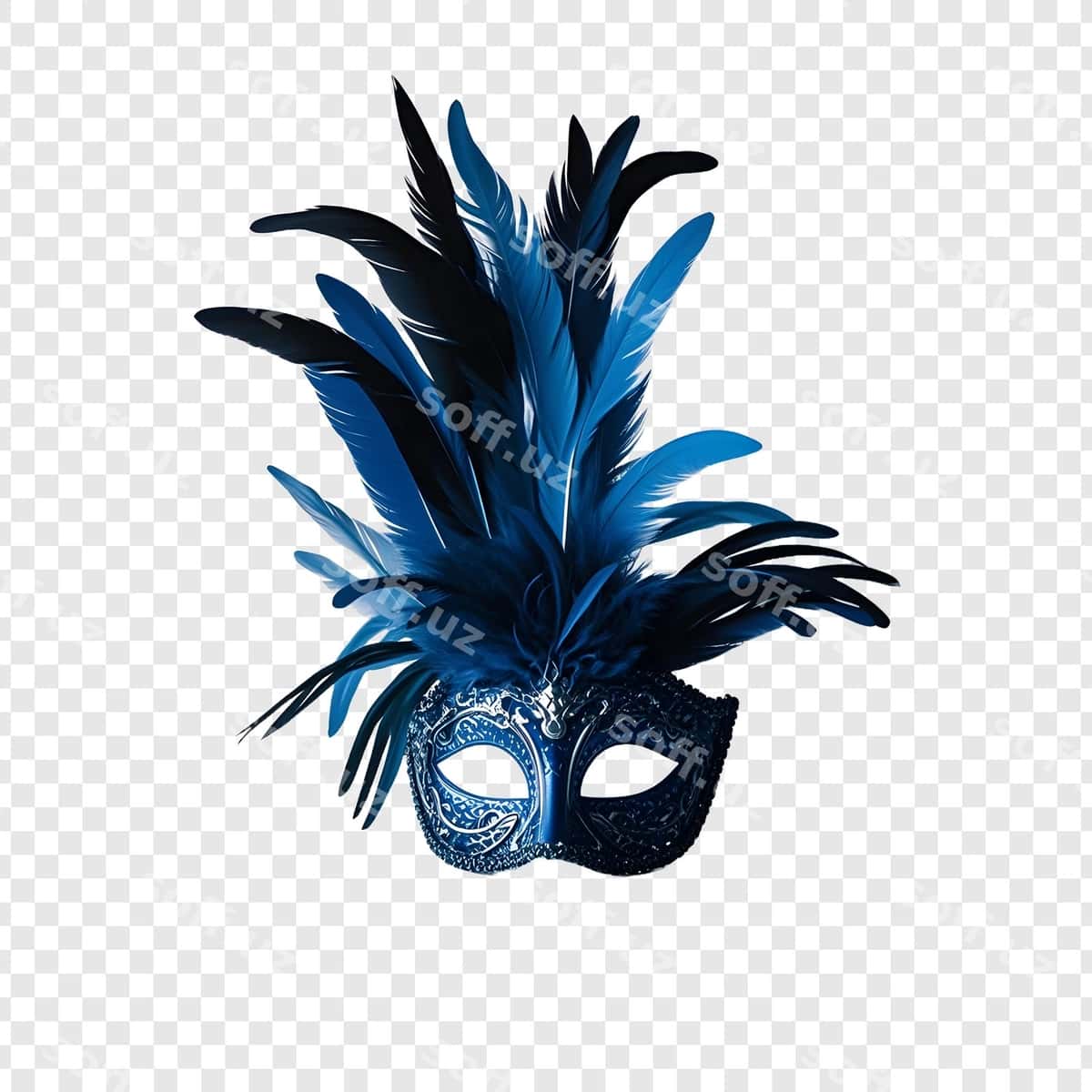 Ko'k rangli maska, "maska" so'zi yozilgan | Mask with blue mask it that says mask 1