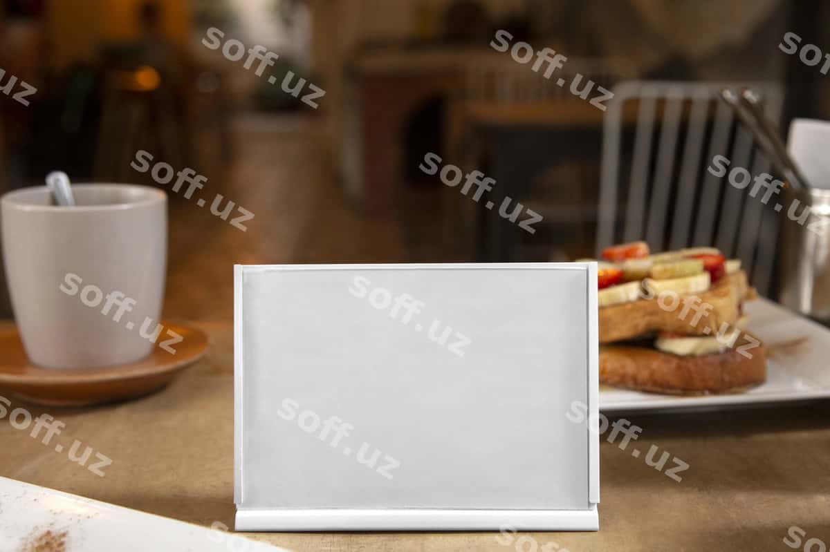 Menyu namuna kafeteriya | Menu mock up cafeteria 1