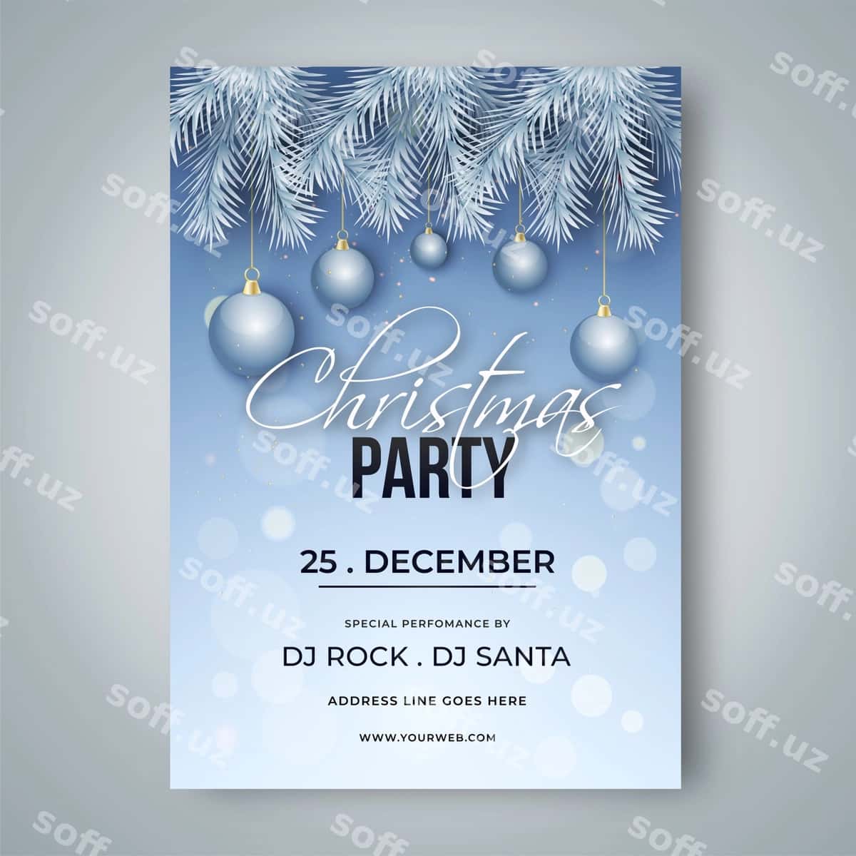 Rojdestvo bilan fon | Merry christmas background 1