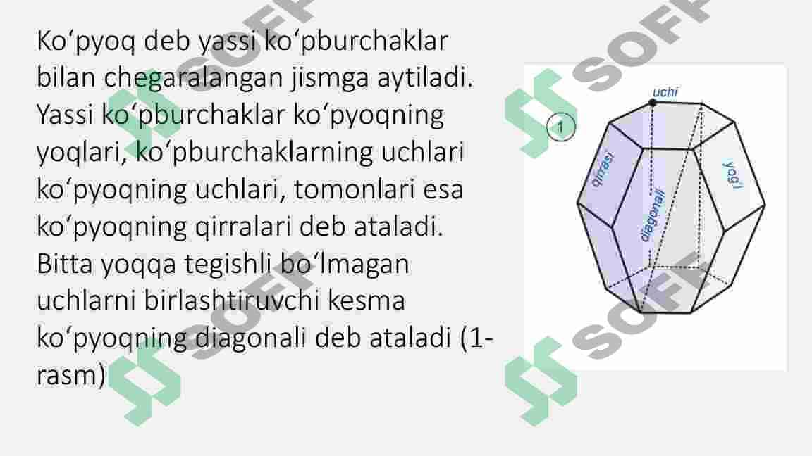 FAZOVIY GEOMETRIK  SHAKILLAR . KO’PYOQLAR 2