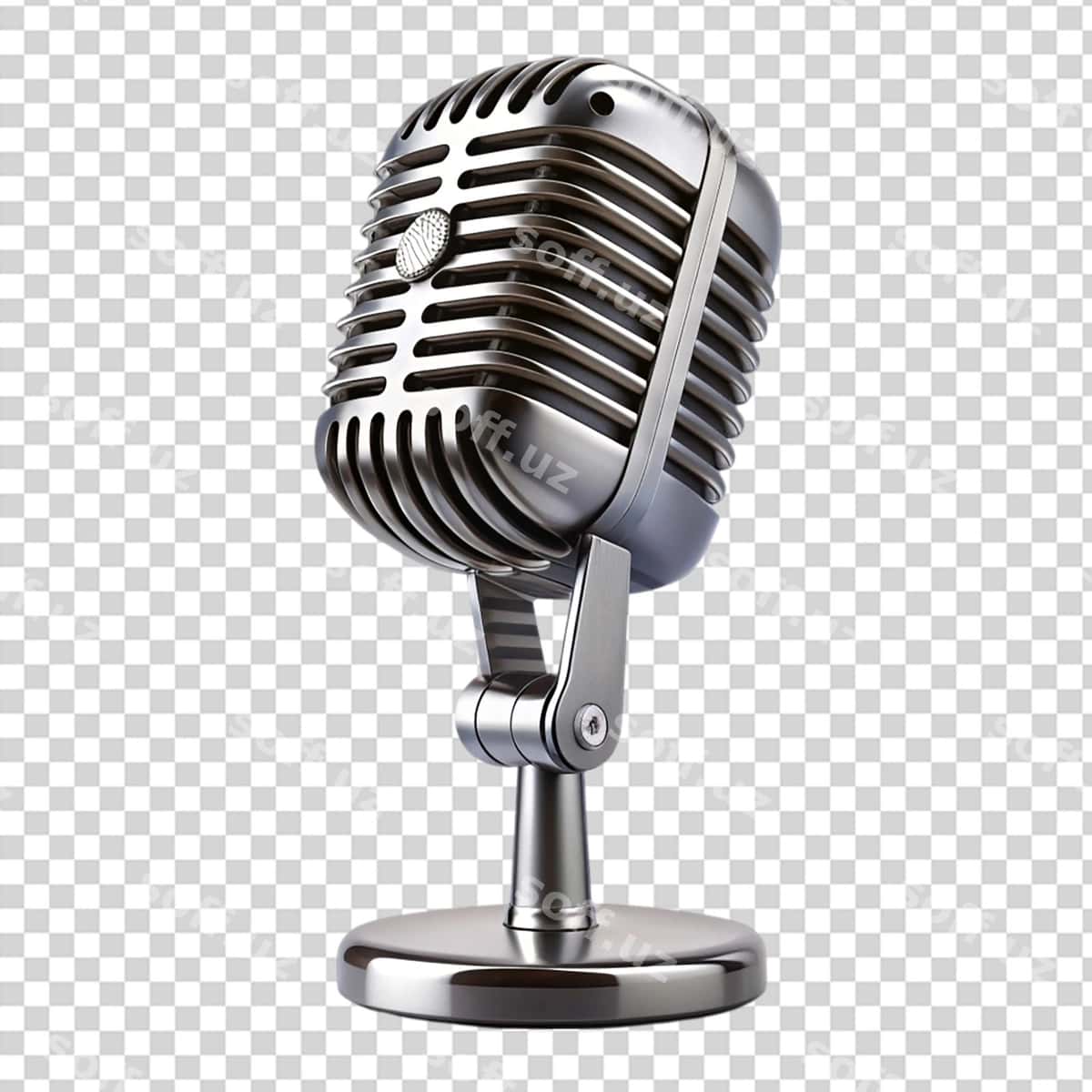 Mikrofon shaffof orqa fonda | Microphone transparent background 1
