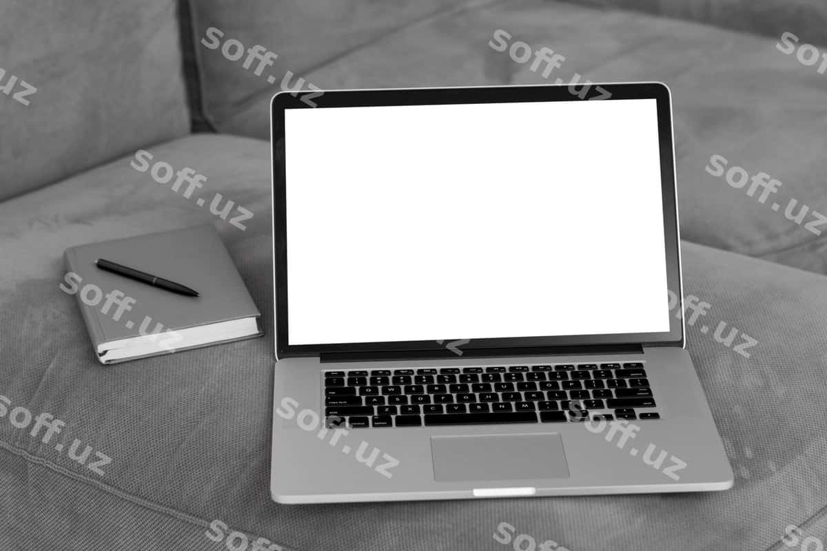 Noutbuk yotoqxonasining namunasi | Mock up laptop bedroom 1