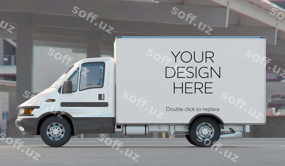 Mockup ko'rinishi seriya transport vositalari 3d rendering | Mockup view series vehicles 3d rendering 1