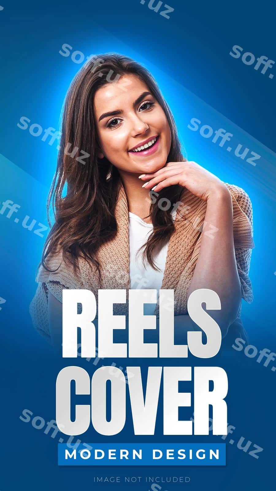 Zamonaviy reels varaq shabloni | Modern reels cover template 1