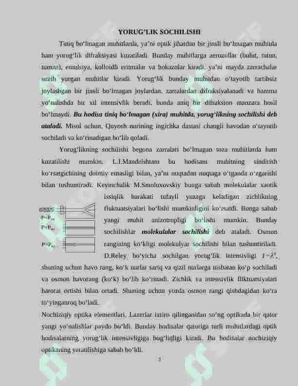 Molekulyar sochilish 3