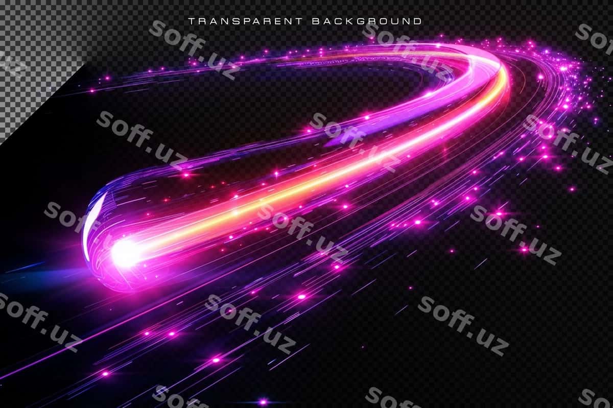 Neon tezlik harekatli devor paramizi | Neon speed motion wallpaper 1