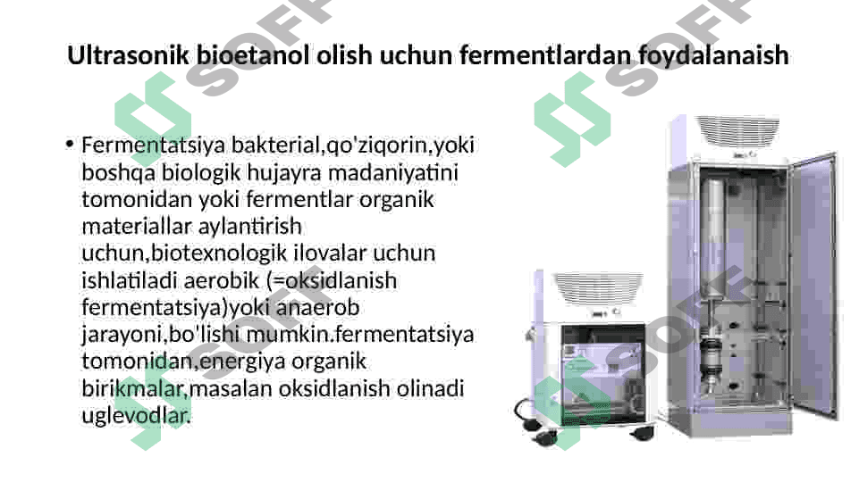 Bioetanol olish texnologiyasi 2
