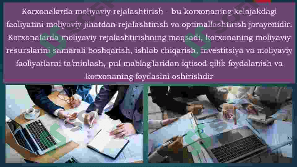 Korxonalarda moliyaviy rejalashtirish 3