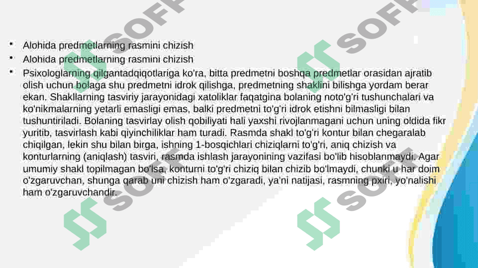 Maktabgacha yoshdagi bolalarni rasm chizishga oʻrgatish 3