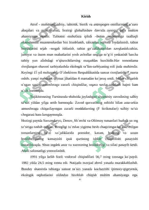 ekologik muhit buzilishining asosiy omillari 4