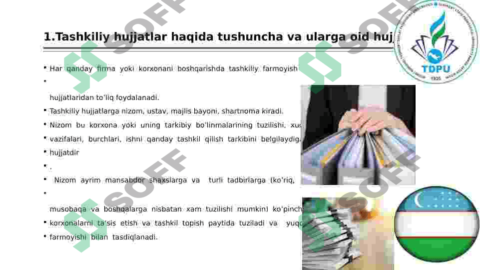 Tashkiliy hujjatlar 3