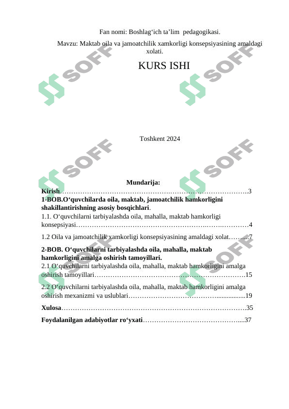 Maktab oila va jamoatchilik 1