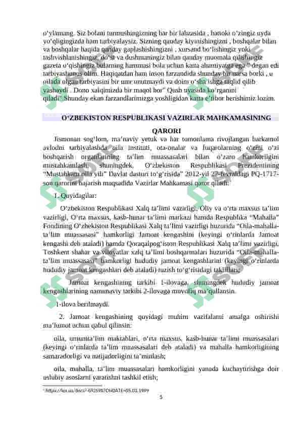 Maktab oila va jamoatchilik 5