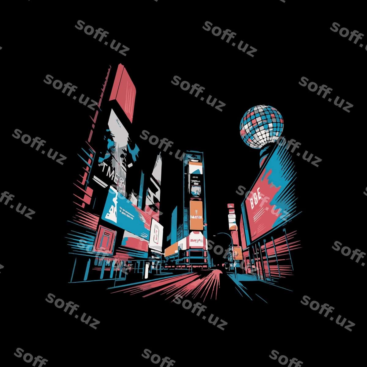 New York shahri futbolka dizayni | Newyork city t shirt design 1