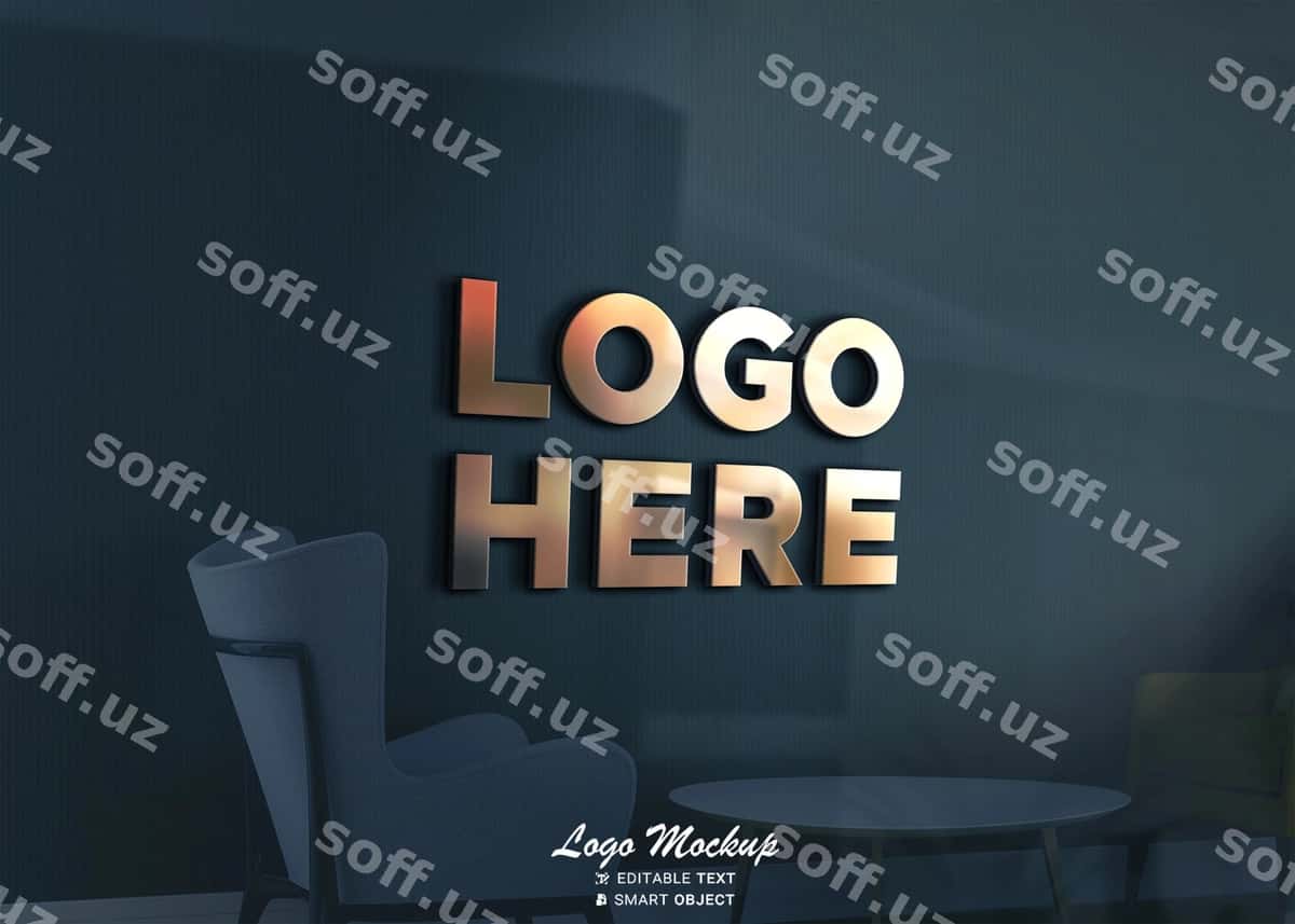 Ofis logotipi mockup | Office logo mockup 1