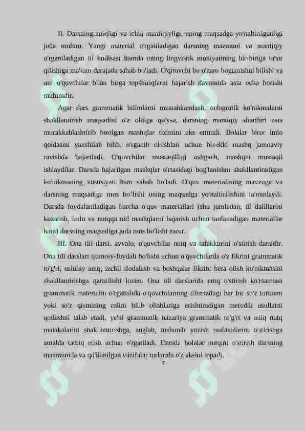 Ona tilida sinfdan tashqari ishlarni tashkil etish 7
