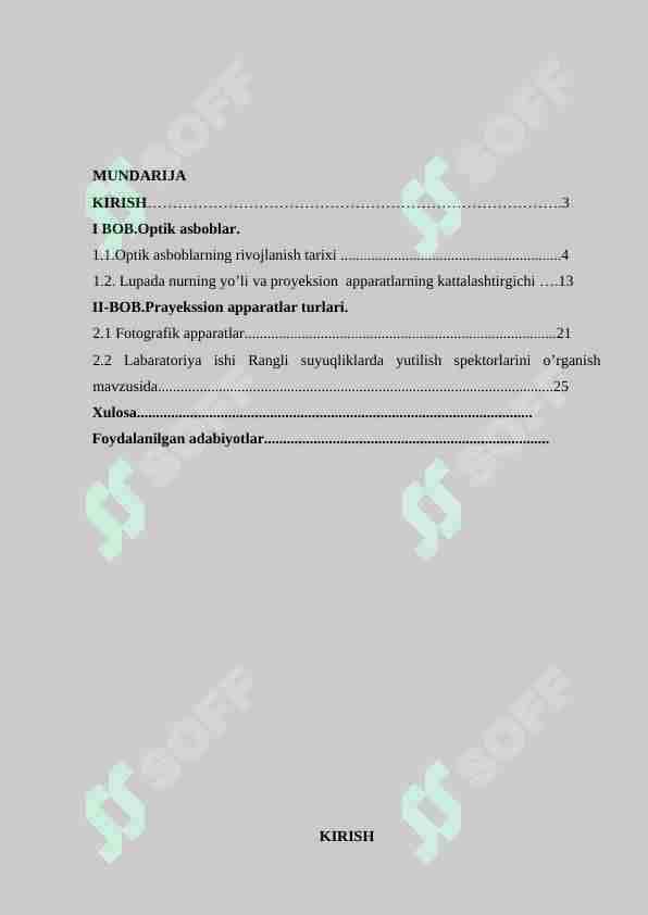 Optik asboblar