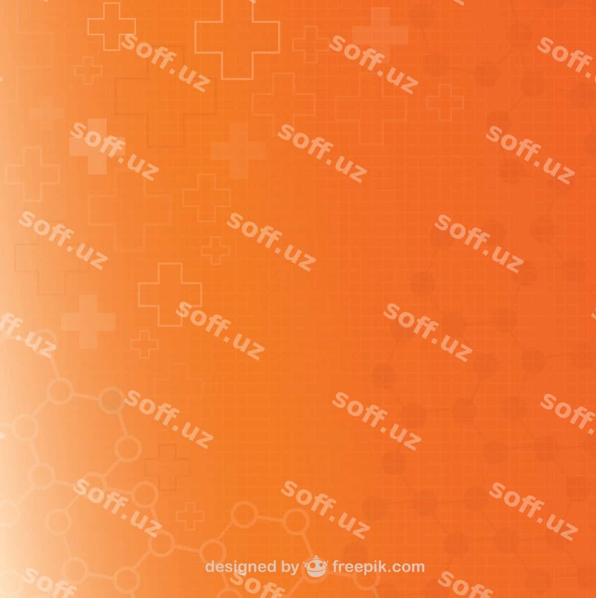 Apelsin tibbiy orqa fon | Orange medical background 1