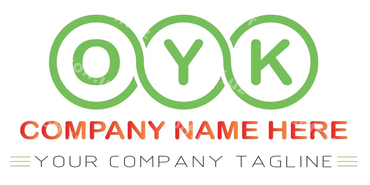 Oyk harf logotipi dizayni | Oyk letter logo design 1