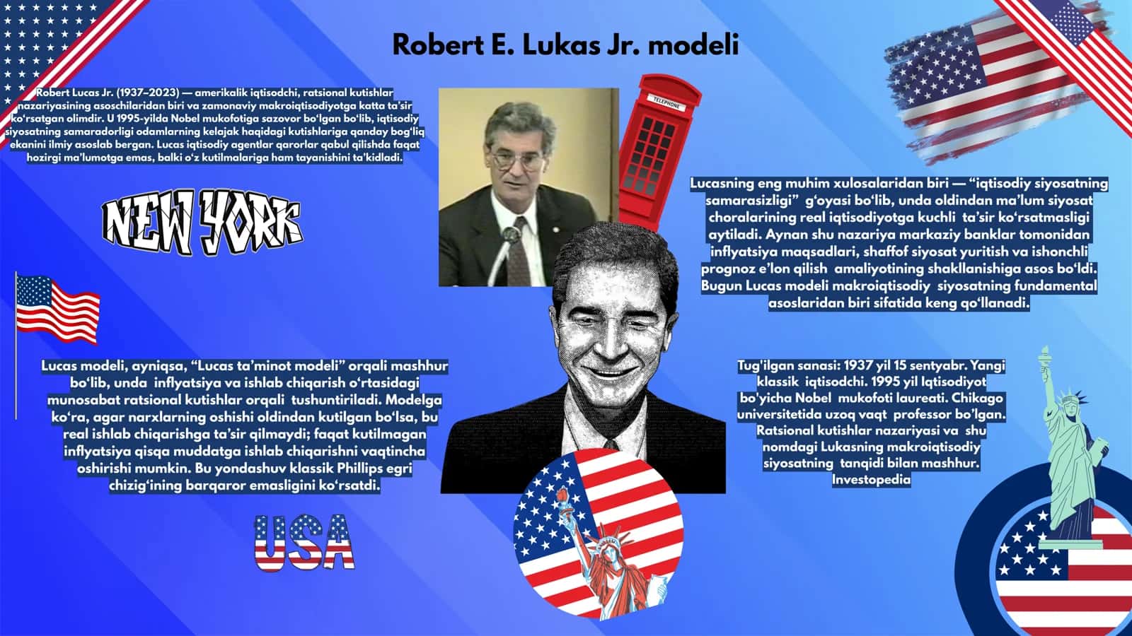 Robert E. Lukas Jr. modeli 1