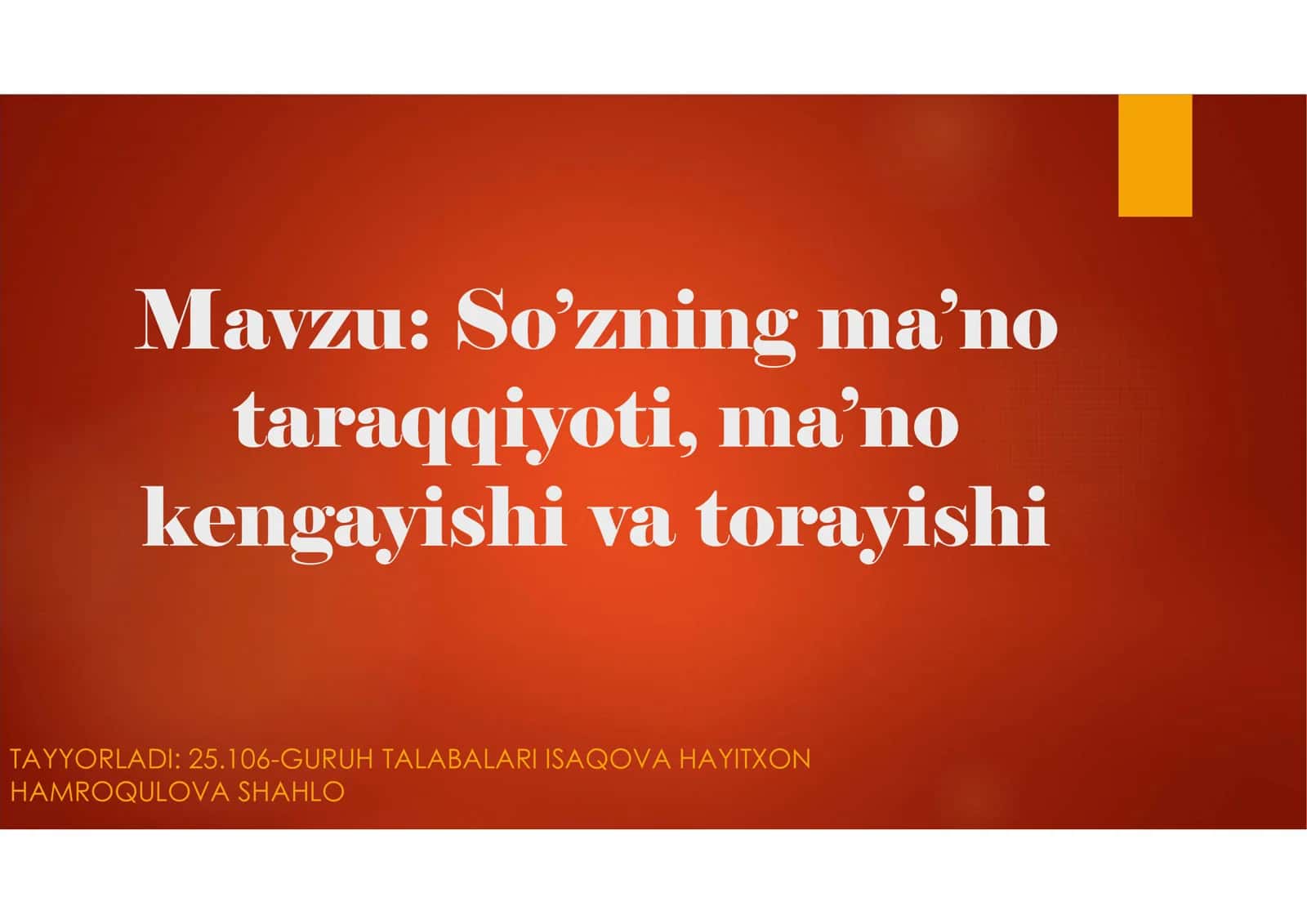 So'zning ma'no taraqiyoti 1