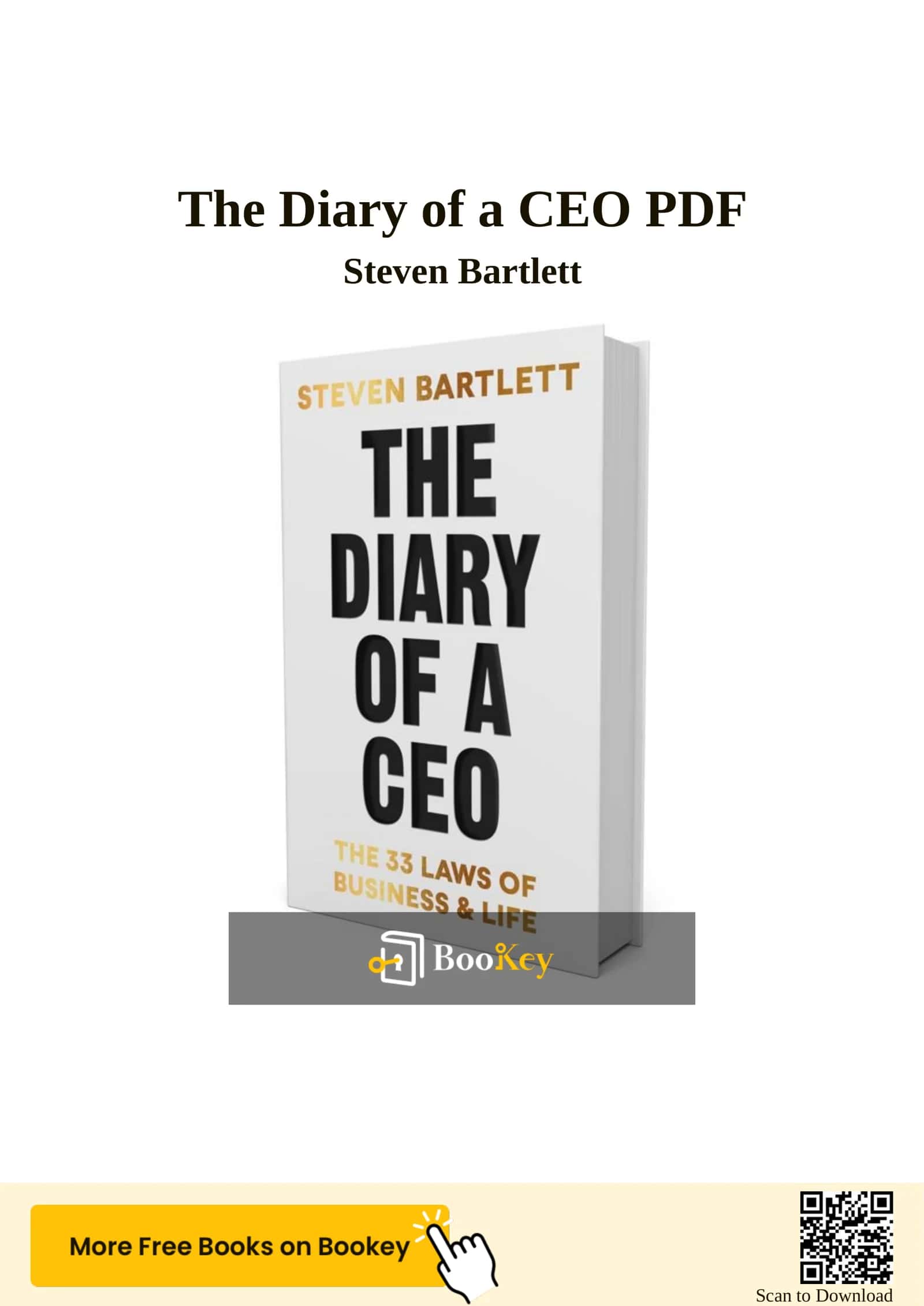 The Diary Of A Ceo 1