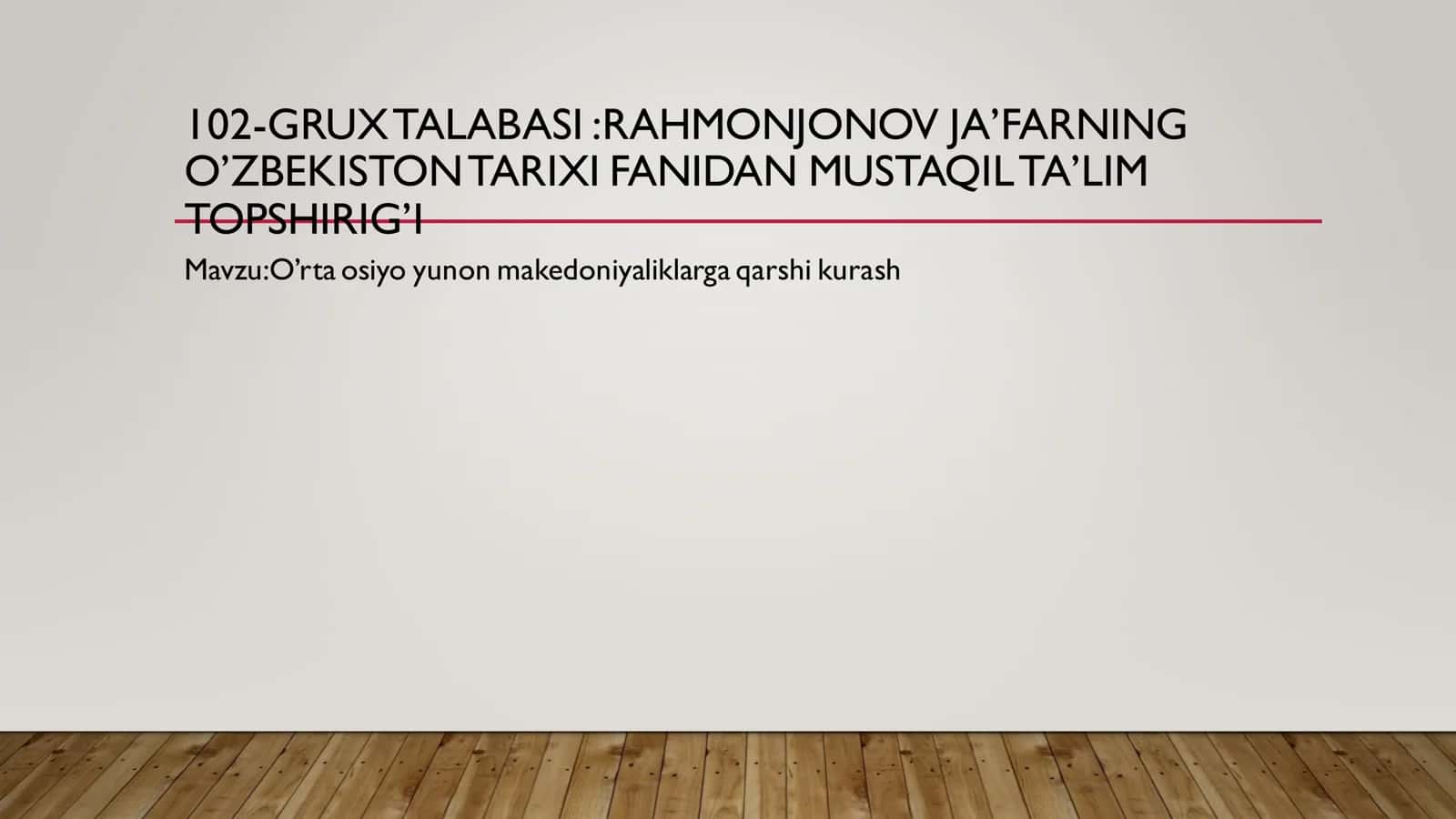 O'rta osiyo aholisining yunon-makedonlarga qarshi kurashi 1