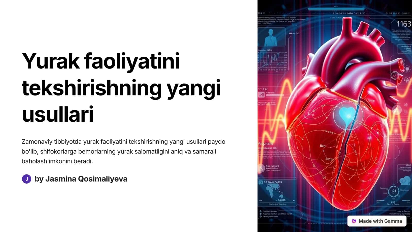 Yurak faoliyatini tekshirishning yangi usullari 1