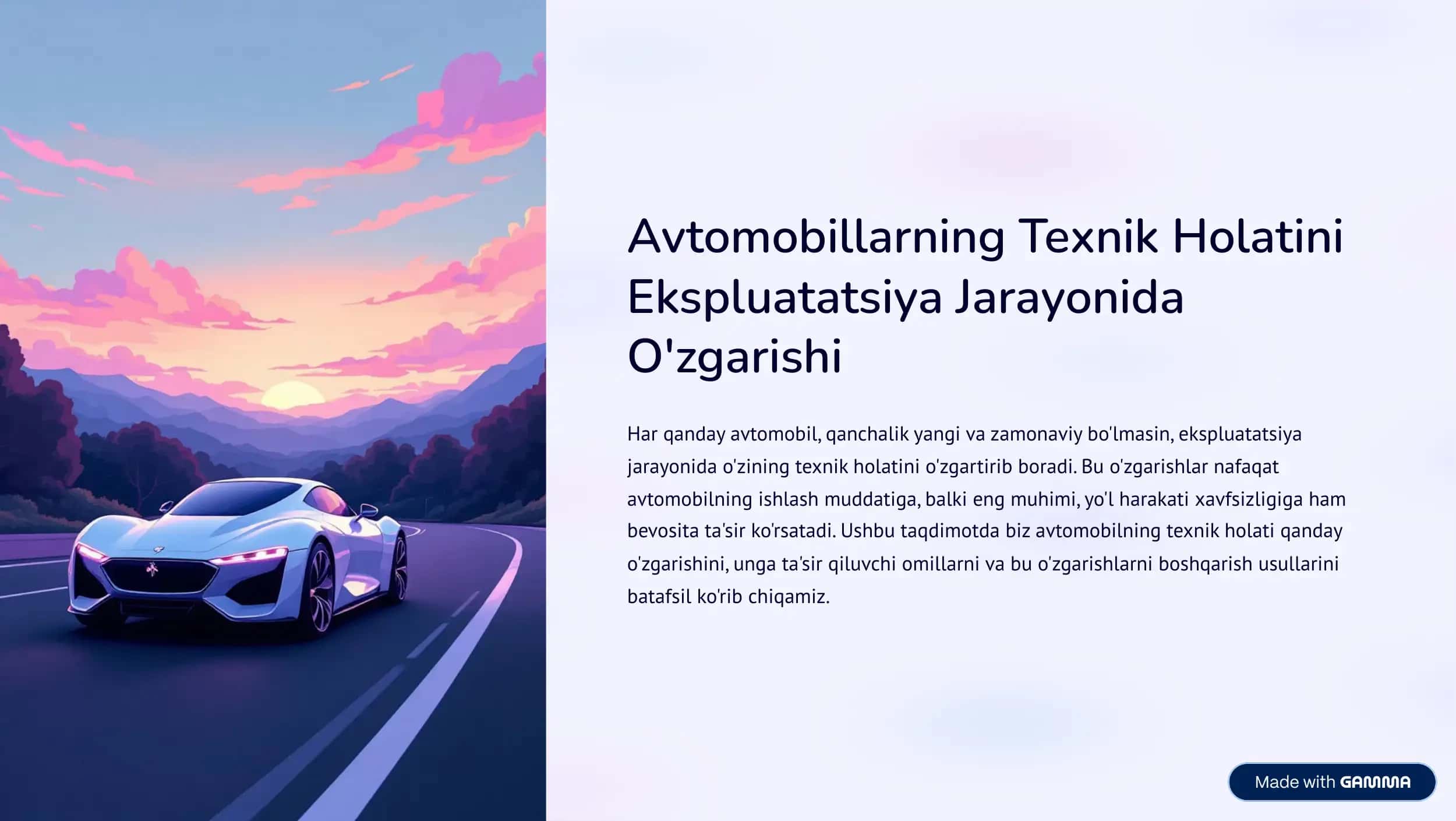 Texnik Holatini Ekspluatatsiya 1