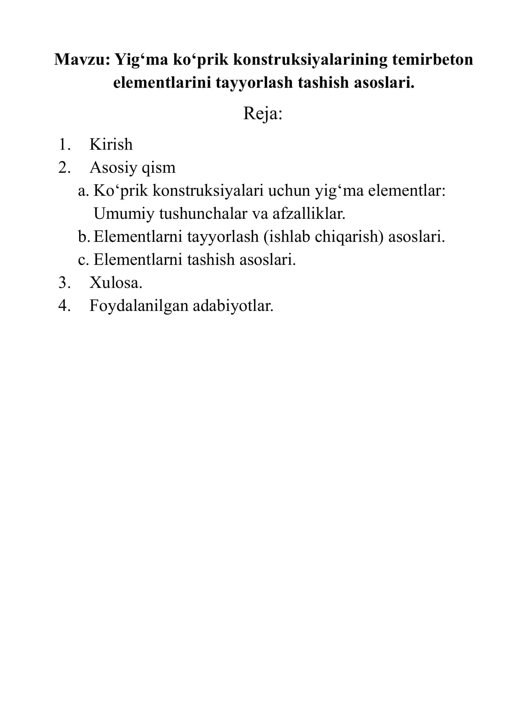 Yig‘ma temirbeton elementlari 1