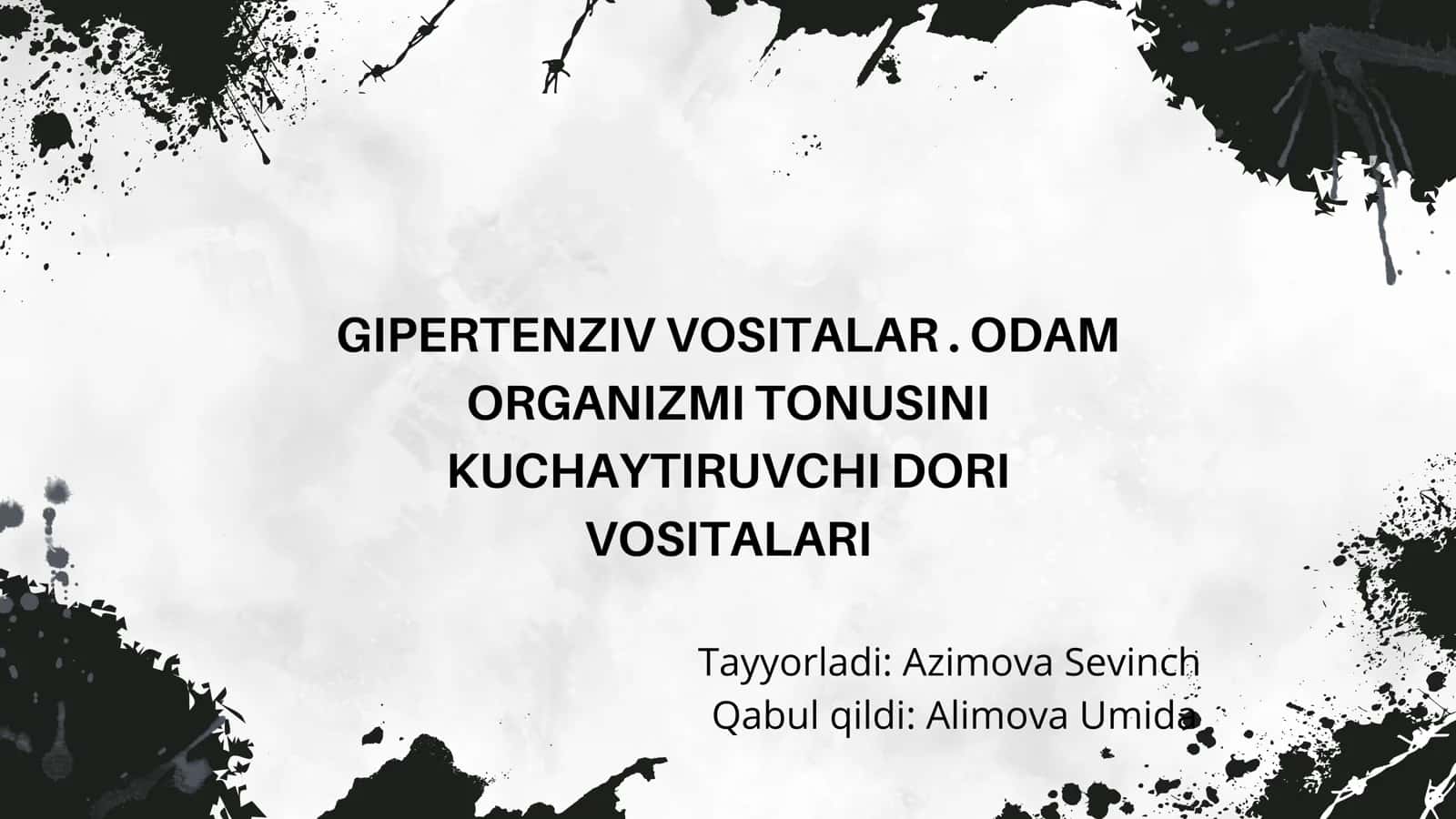 GIPERTENZIV VOSITALAR 1