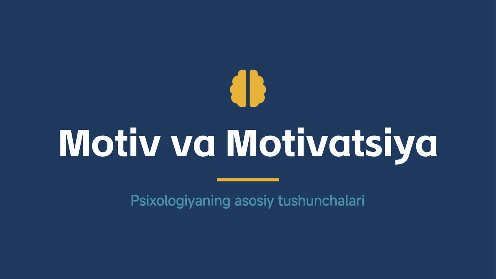 motiv va motivatsiya tushuncha 1